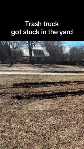 Who's Responsible for Yard Damage After Trash Truck Incident?