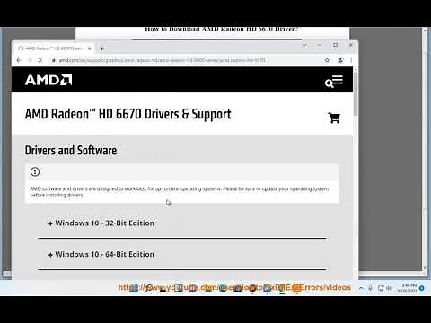 Download AMD Radeon HD 6670 Driver for Windows 10/8/7 (2023 Updated)
