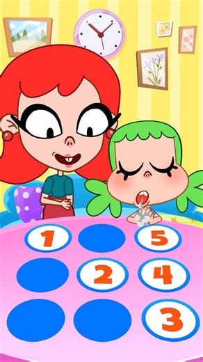 Which number is next? 🔢 Silly memory game with Lily and Mom #forkids