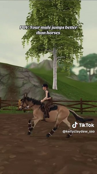 Mule Jumps Higher Than Horses in Star Stable Online