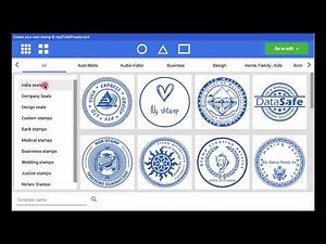 使用 MyStampReady 的印章制作工具在线制作公司印章或图章