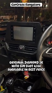 2.1K views · 626 reactions | Original diamond 2k android 11.3 inch 4/64 with SIM slot available in best Rate. Best car accessories in Bangalore | Car Craze | Facebook