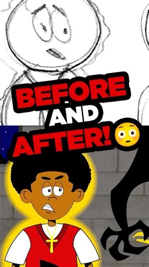 From Sketch to Spirit-Filled Cartoon! 🔥 | Dex Davis Before & After! #bible #faith #animation