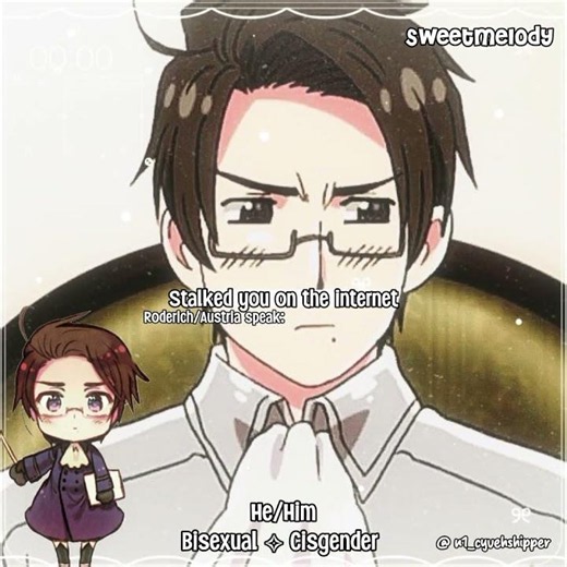 ♡ New post! || ＃Roderich × ＃Sundy || Cross-ship