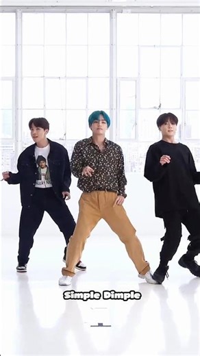 J hope Taehyung Jungkook simple dimple dance 💜💜💜#bts#kpop#fyp#shorts#bangtan