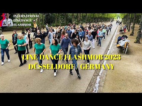 International Line Dance Flashmob 2023 in Düsseldorf / Germany