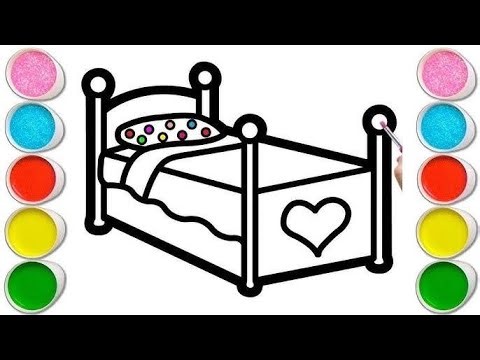 How to Draw a Bed | Easy & Fun Drawing for Kids!