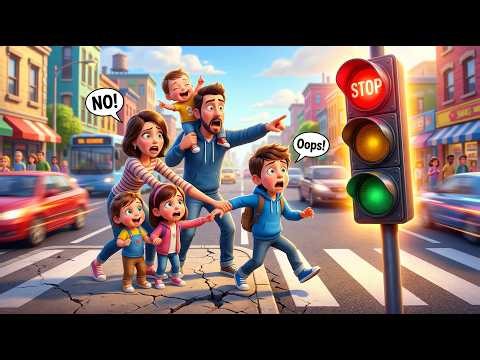 Red Light, Green Light Song 🚦 | Fun Road Safety for Kids | Stop Look Go! ColorFun Toon TV