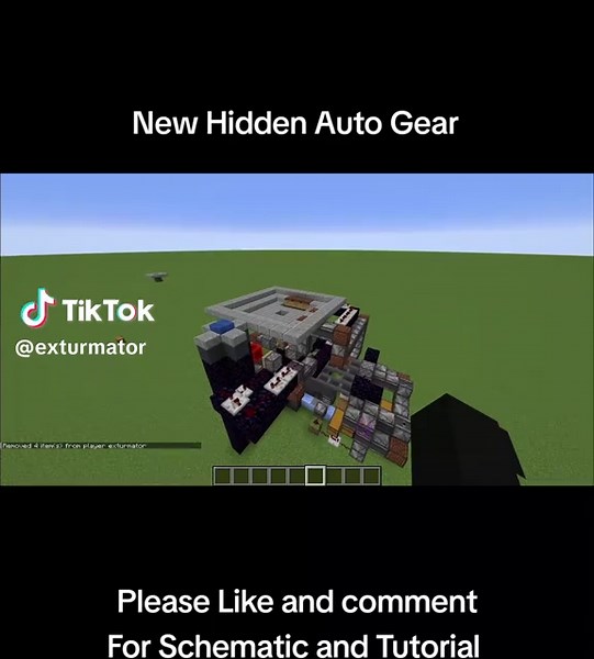 Nueva Estación de Cambio Automático Oculta en Minecraft