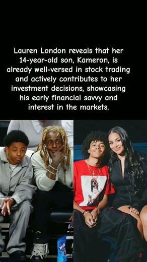 14-Year-Old Stock Genius?! Kameron Is Already Making BIG Money Moves with Lauren London!#shorts