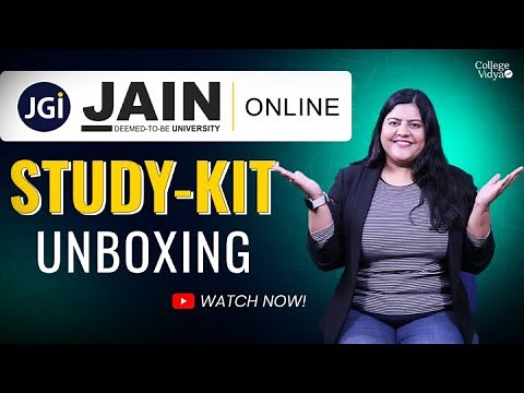 Jain Online University Study-Kit Unboxing| LMS |Real time Student Review