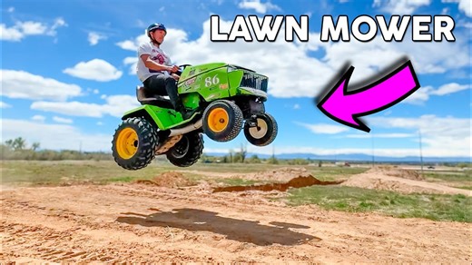 Extreme Lawn Mower Offroading Adventure—Things Got Completely Out of Hand!
