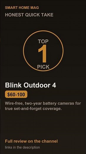 Blink Outdoor 4: My Top Pick #Shorts