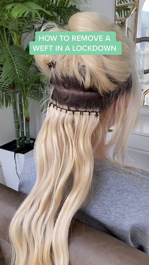 How to Remove Weft Extensions Easily at Home