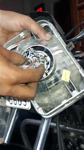 splendor bike headlight fitting #splendor