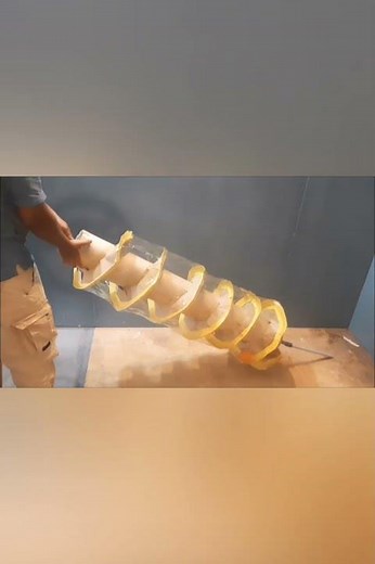 spiral lift #archimedes's Screw #physics #tech #ball #expiriment