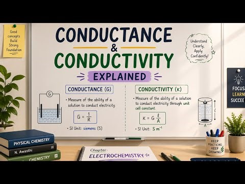 Conductance and Conductivity explained 🔥🔥#conductance #conductivity