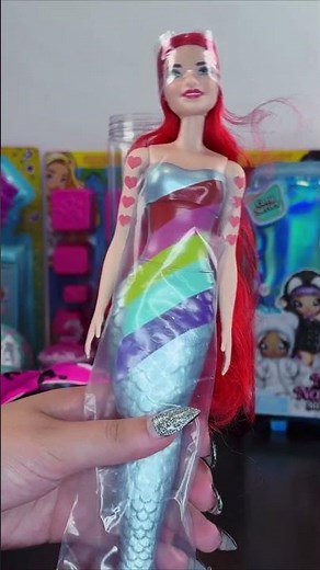 💖✨Barbie Color Reveal MERMAID 💖 #asmr #barbie #reveal