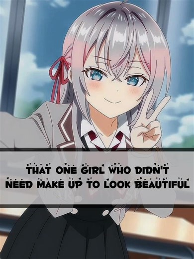 The girl 🤩😍😘#anime #alya