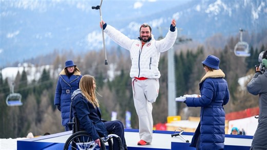 Paralympic skier Patrick Halgren honors the twin brother who inspired him