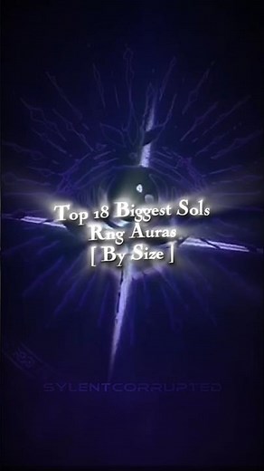 Top 18th Biggest Auras in Sols rng #solsrng #edit