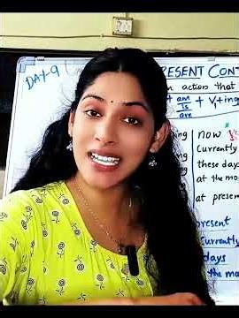 Present Continuous Tense Made Easy in 10 Minutes | Day 9 English Grammar