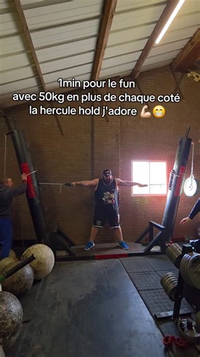 KevinStrongman⚔TheFrenchBeast⚔ on Instagram: "Home gym au top @dekrachtloods Essai de la hercule hold 1 min pour le fun tester cette pépite 💪🏻😁 💪🏻💪🏻💪🏻💪🏻💪🏻💪🏻💪🏻 @paulcrvs @ferme_brasserie_northmaen @doomey_sport @hele_sport @hardbody_larochelle @la_barbe_fort_boyard @la_ferme_du_strong @compagnie_les_saltimbanques @rouen_brasdefer @claws_industries #barbusfrenchclub #barbu #barbufrancais #barbe #strong strongman frenchboy frenchfit strengh force forceathletique powerlifting france