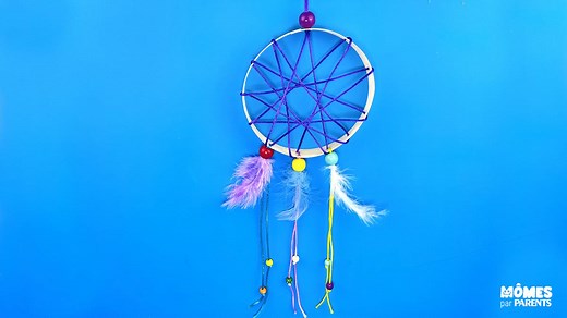 Tutoriel maternelle : fabriquer un attrape-rêve