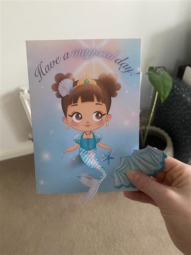 Have a Magical Day! Princess to Mermaid Transforming Card – Interactive & Fun Pop-up Greeting – Birthday or Special Occasion – Digital - Etsy