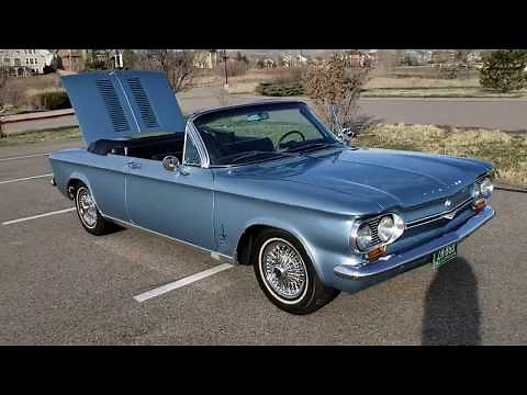 Walk Around Tour Video - 1964 Corvair Monza Spyder Convertible