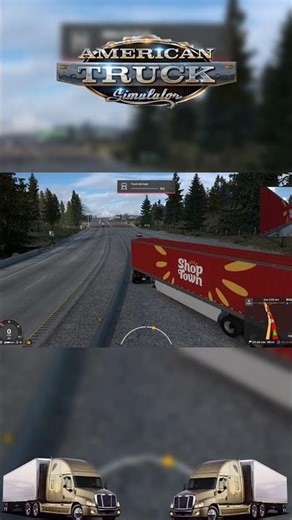💥 “Full Speed Truck Crash! Control Kho Diya 😨 | ATS Gameplay” #Short #americantrucksimulator