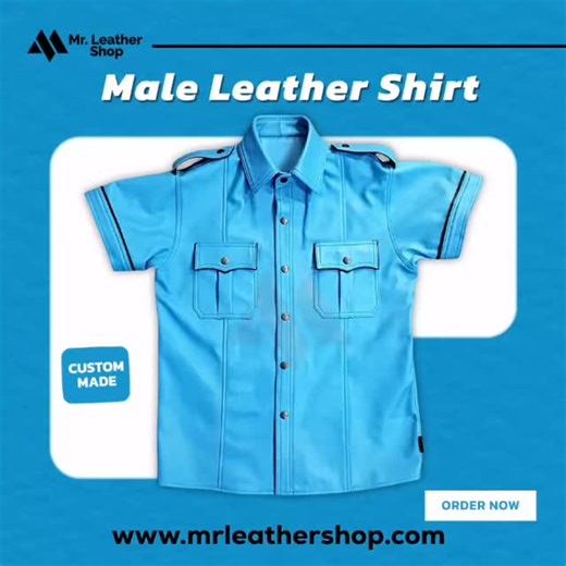 17 reactions | Custom Made Leather Leather Shirts  Order Yours Now ...