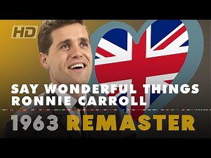 SAY WONDERFUL THINGS – RONNIE CARROLL | United Kingdom 🇬🇧 | Eurovision Song Contest 1963 [HD]