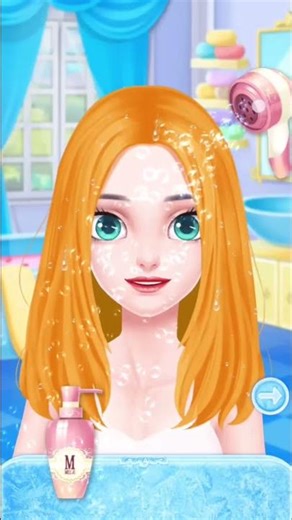 Barbie Makeover 🚿 #shorts #anime #doll #barbie #makeover #spa#asmr#relaxing