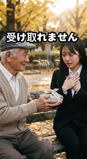 秋の公園のベンチで、起こった出来事…