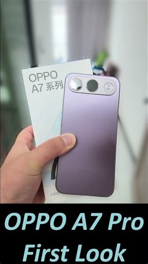OPPO A7 Pro First Look: a powerful budget phone!