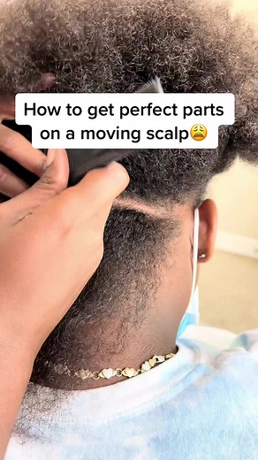 Moving scalps will have you guessing your life 😂 😩 #braider #iteachbraiders #partinghair #braidingtutorial #learntobraid #learntobraidontiktok