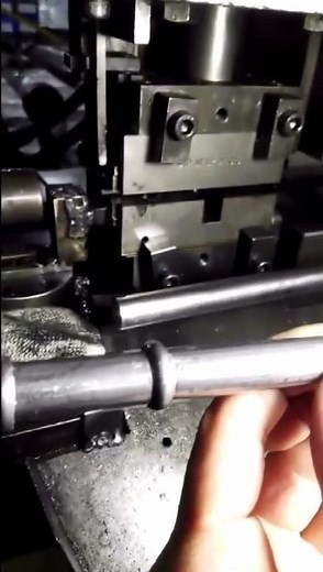exhaust hanger rod end forming machine