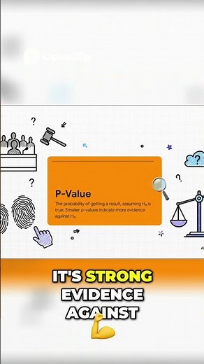 P-Value DECODED! 🤯 Measure Evidence Against the Null Hypothesis (Why Tiny P is Powerful)