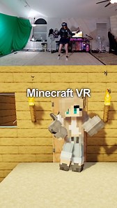 我的世界VR MOD vivecraft支持全身动捕！腿如此灵活的史蒂夫