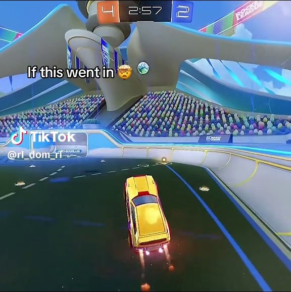 Incredible Open Net Miss in Rocket League 🤯