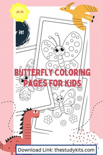 Butterfly Coloring Pages For Kids