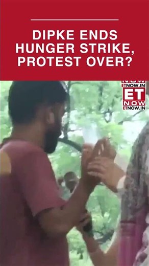 CJP Protest Over? Abhijeet Dipke Ends His Hunger Strike | Breaking News #shorts