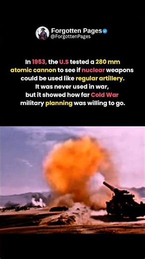 When a Cannon Fired a Nuclear Weapon 👁️😱