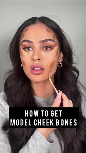 Achieve Lifted Model Cheekbones with Makeup Tutorial