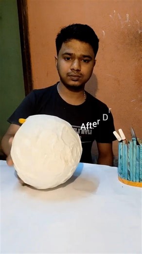 DIY Moon Light Lamp Making #shorts #moonlight