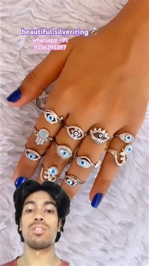 Latest Silver Ring Design 💍 Flat 67% Off Stylish Collection #shorts #youtubeshorts