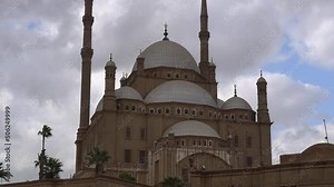 The Great Mosque of Muhammad Ali Pasha alabster world famous Muslim architecture landmark Cairo, Egypt