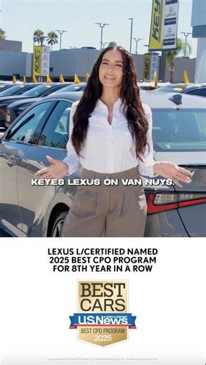 L/Certified and 161-point approved — luxury with zero worries. ☑️#LCertified #keyeslexus #vannuys #lexuscertified #preownedlexus | Keyes Lexus