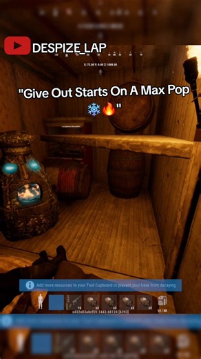 giving out starts on a max pop server❄️🔥 on rust console edition #rustgame #rustconsole #videogames